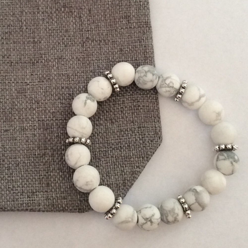 Semi Precious Bead Bracelet NEW